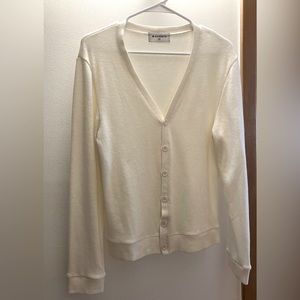 White/Cream color cardigan